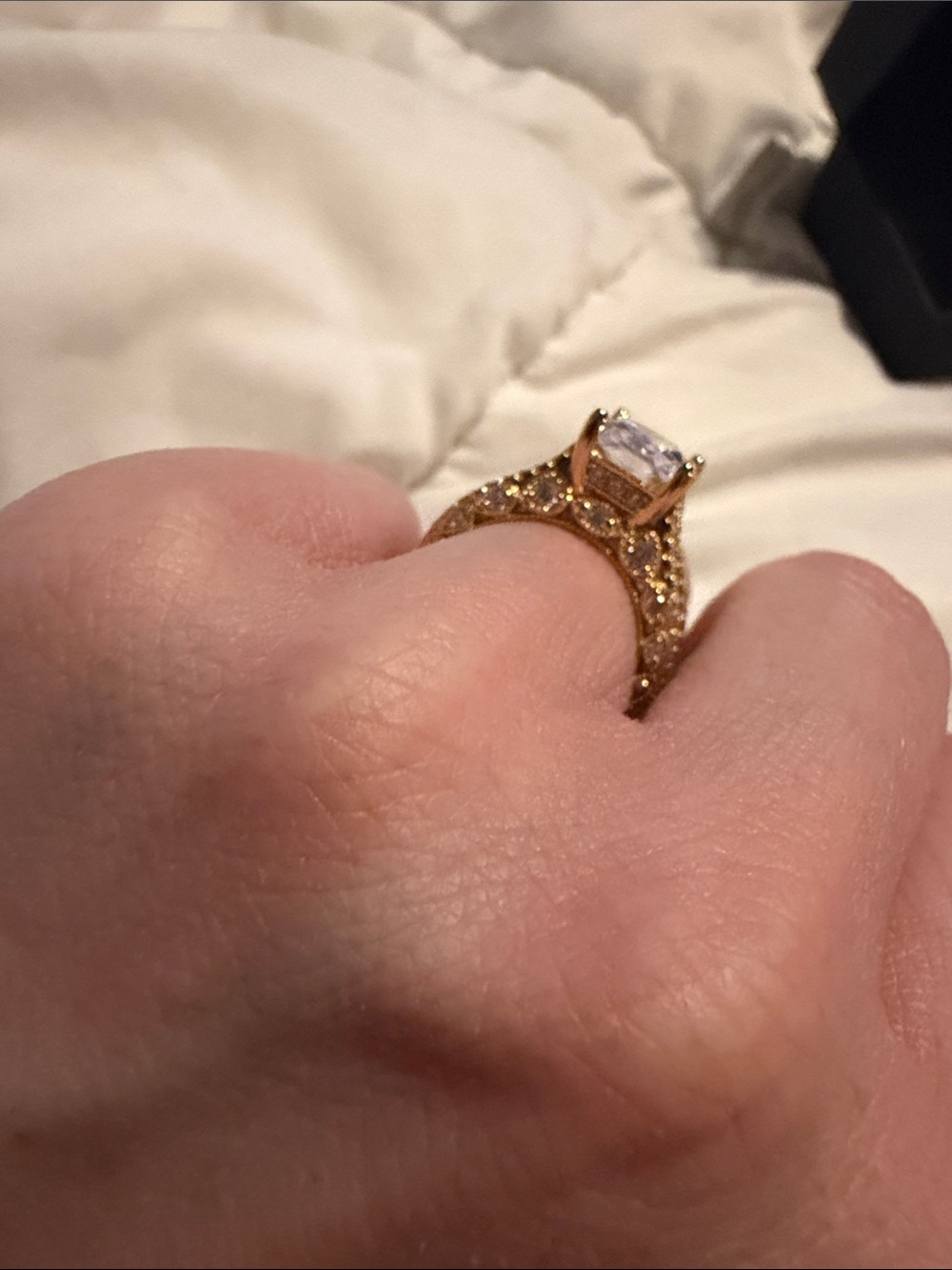 Engagement/wedding ring set. - Picture 4 of 6
